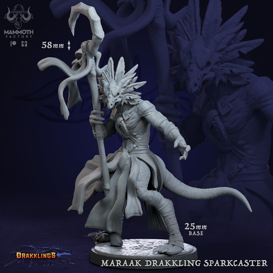 Maraak Drakkling Sparkcaster - Dragonborn Spellcaster