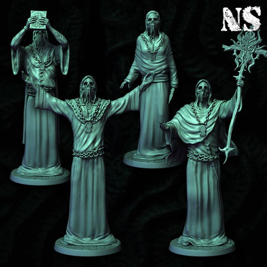 BUNDLE! Cult of Cthulhu - Cultists x4