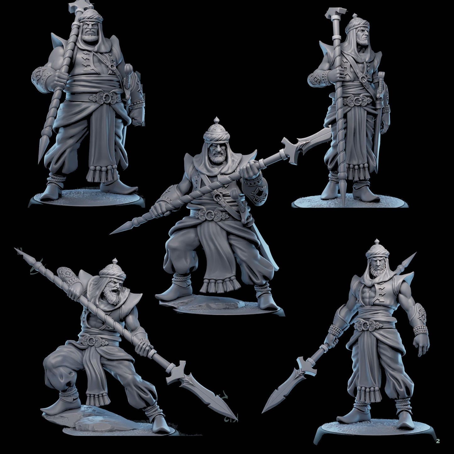 Palace Guard Spearmen Warband