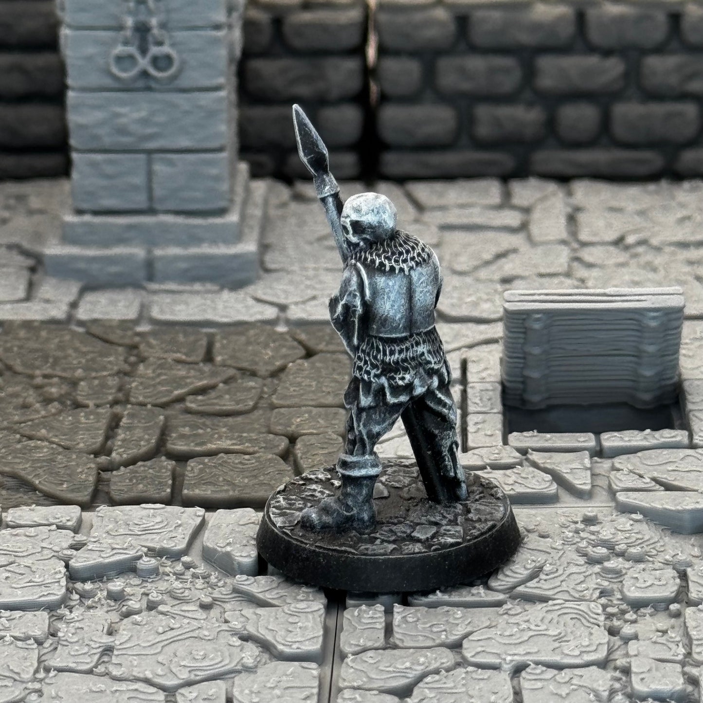 Skeleton Armor and Spear