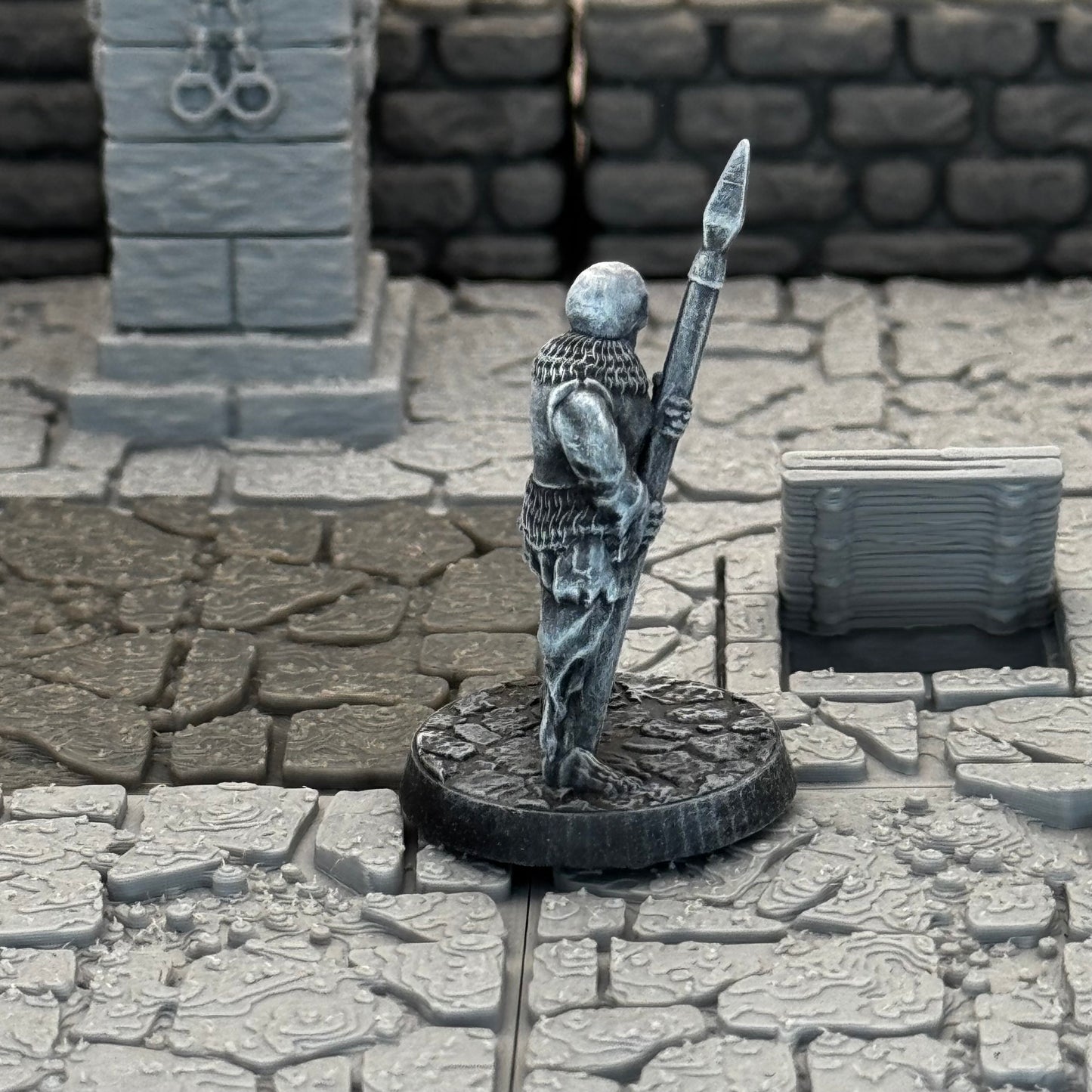 Skeleton Armor and Spear