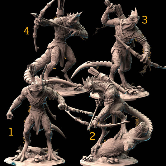 Saurian (Lizardfolk) Skirmishers Archers