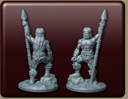 Barbarian With Spear