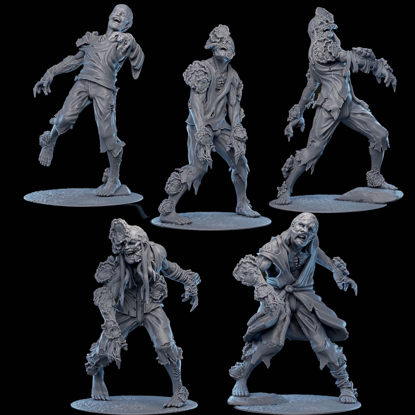 Spore Shambler - Fungal Zombies