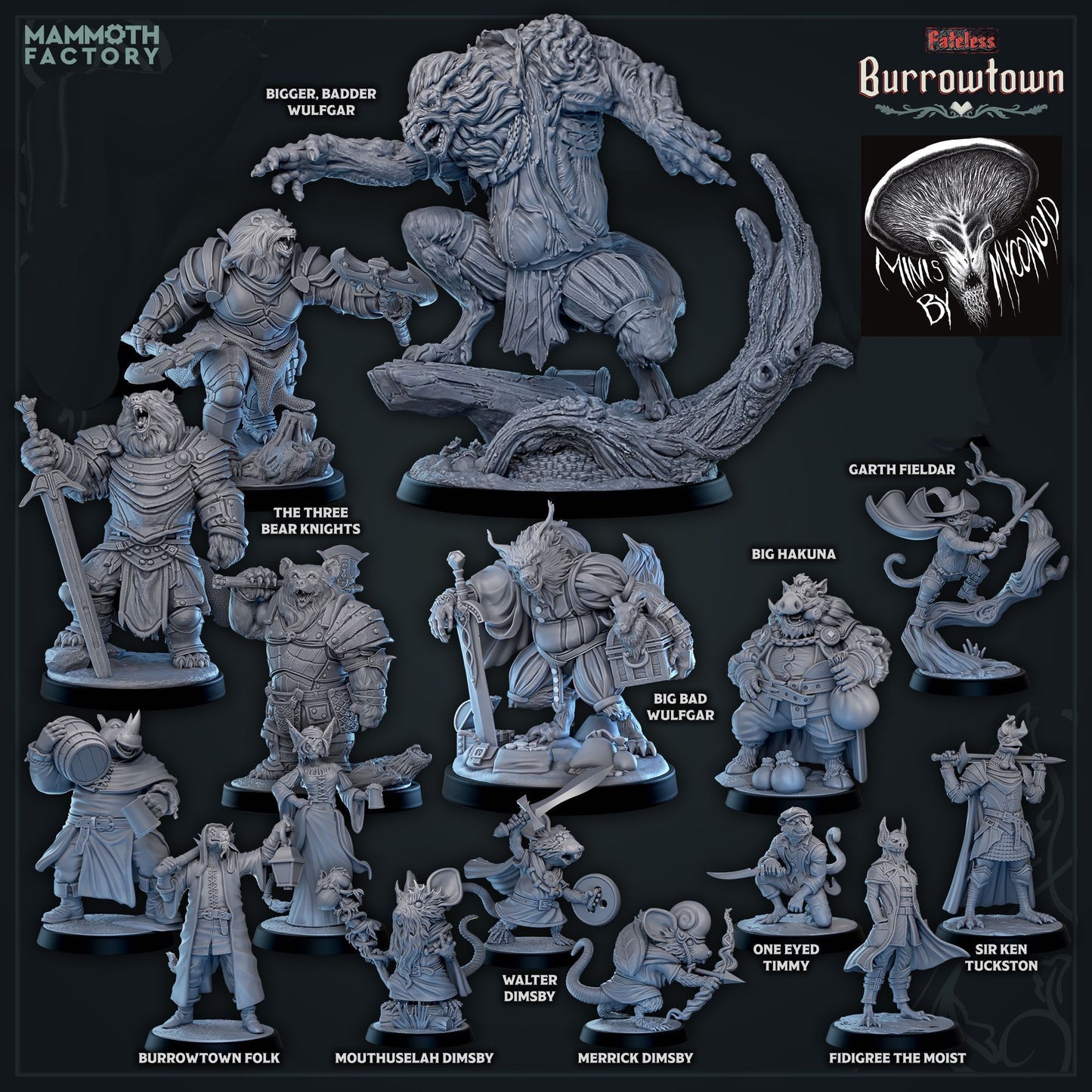 Mammoth Factory Burrowtown Collection