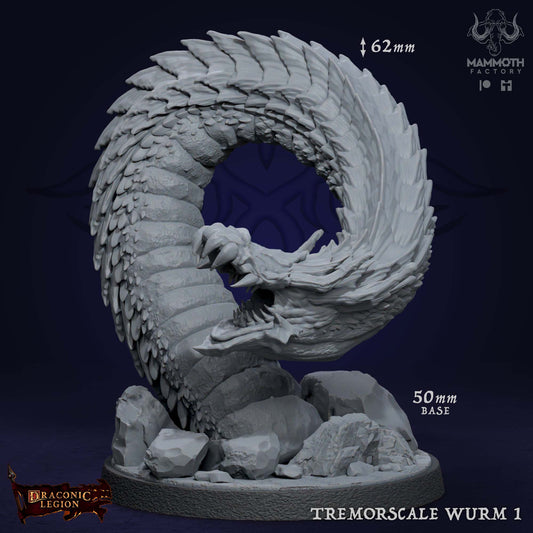 Tremoscale Wurm - Dragon Wyrm