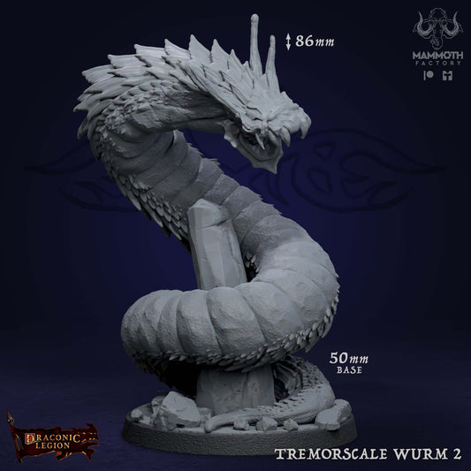 Tremoscale Wurm - Dragon Wyrm