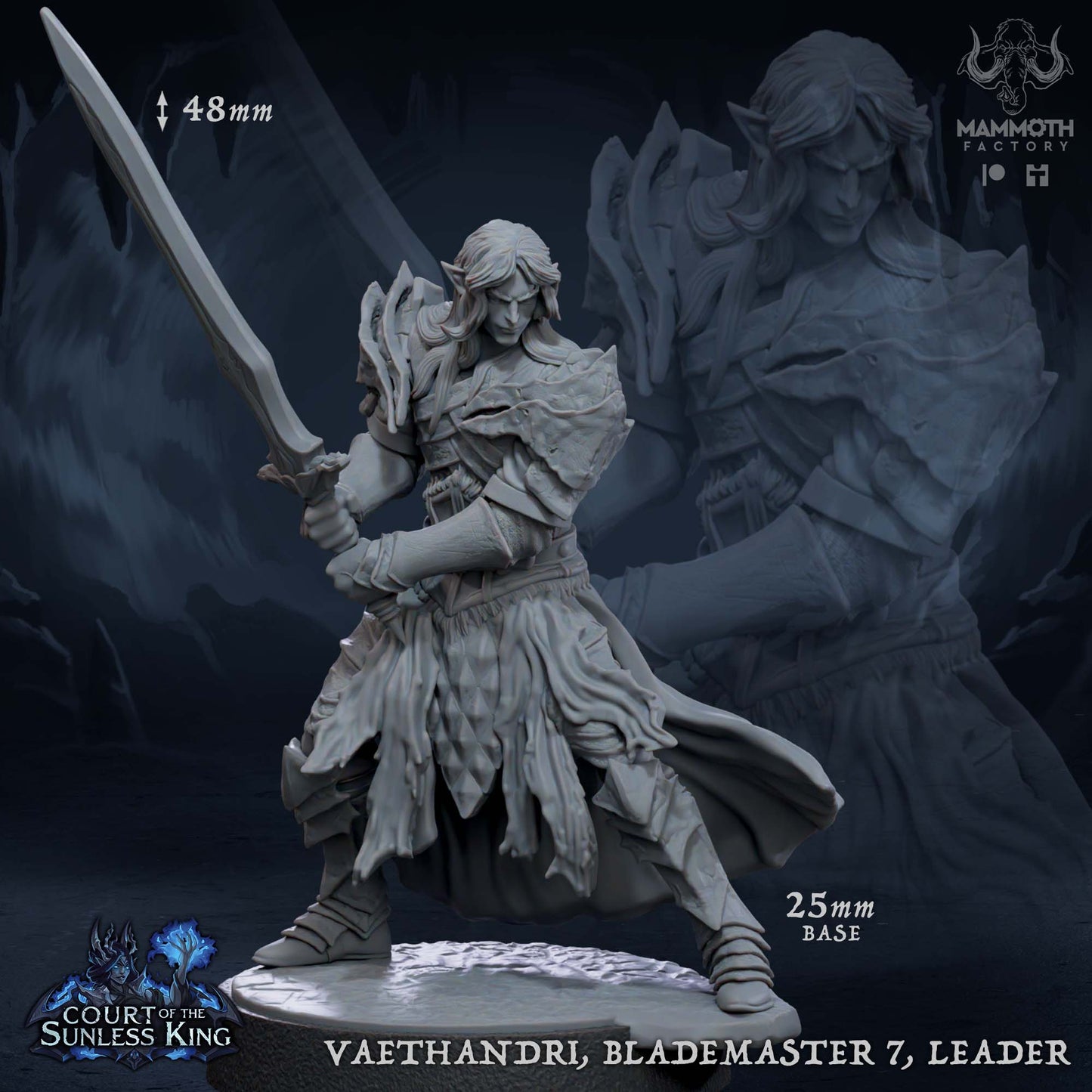 Dralfar Blademaster - Great Weapon Master Paladin Knight Warband