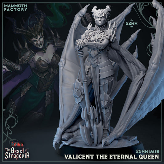 Valicent, the Eternal Queen - Winged Draconic Vampire