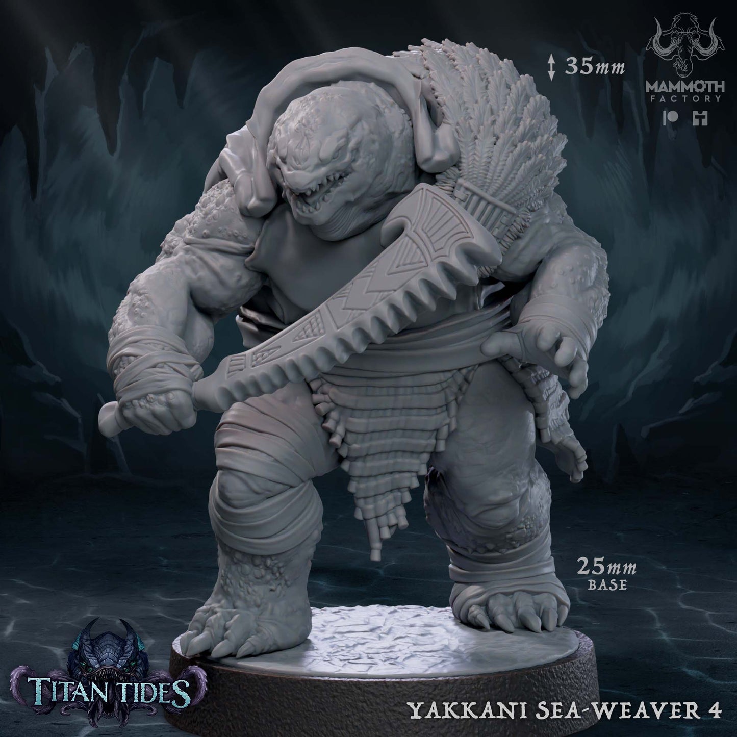 Yakkari Sea-Weaver (Tortles) by Mammoth Factory