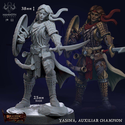 Yasina, Auxiliar Leader - Human Campion Fighter