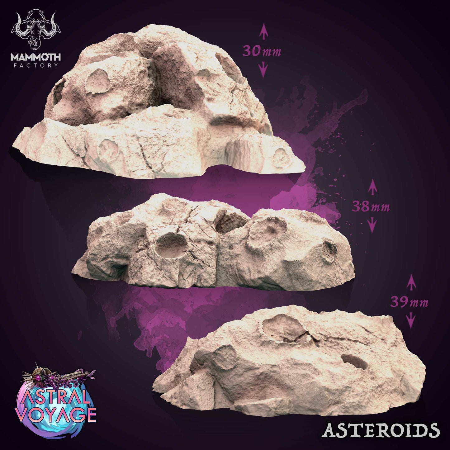 Asteroid set - Terrain