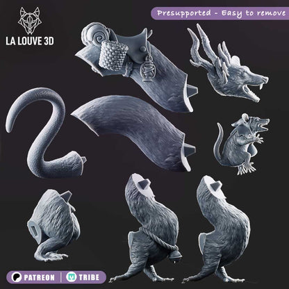 Dragopossum and bard opossum