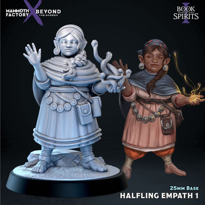 Amantea Halfling Empath - Cleric Monk Sorcerer Wizard