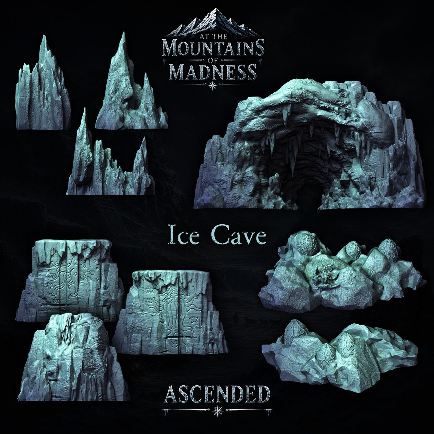 At the Mountains of Madness part 1 - Miniatures and Terrain Collection