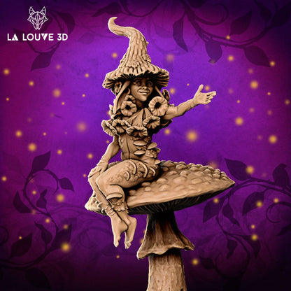Fairy mushrooms and darkness creatures