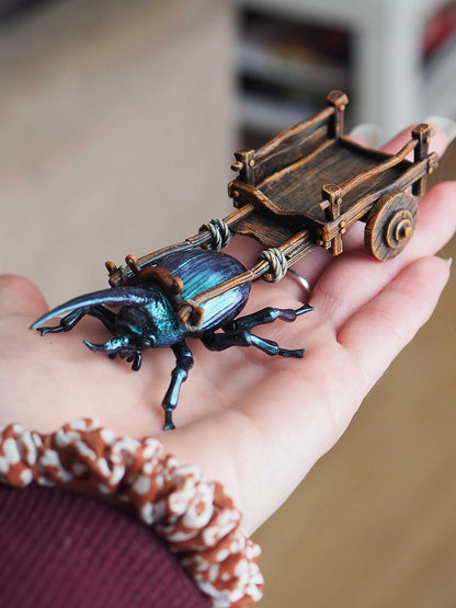 Cart and beetle