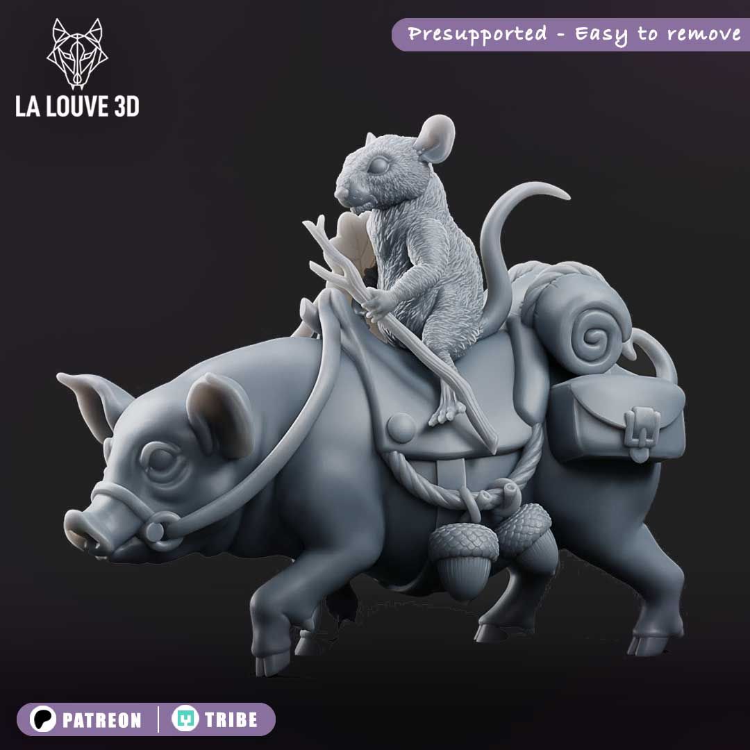 Pig-riding mouse