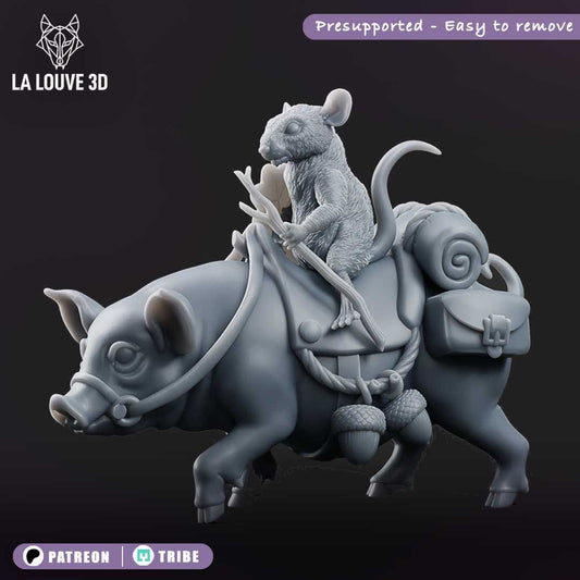 Pig-riding mouse
