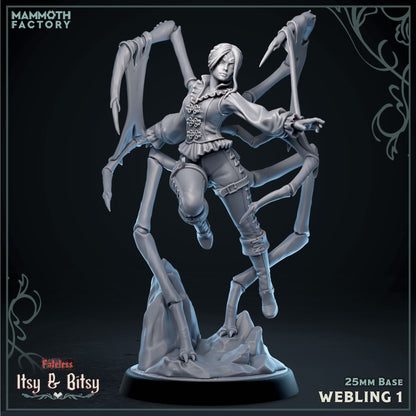 Mammoth Factory Itsy & Bitsy Collection - Spiders! Spider Dragon! Spider People!!