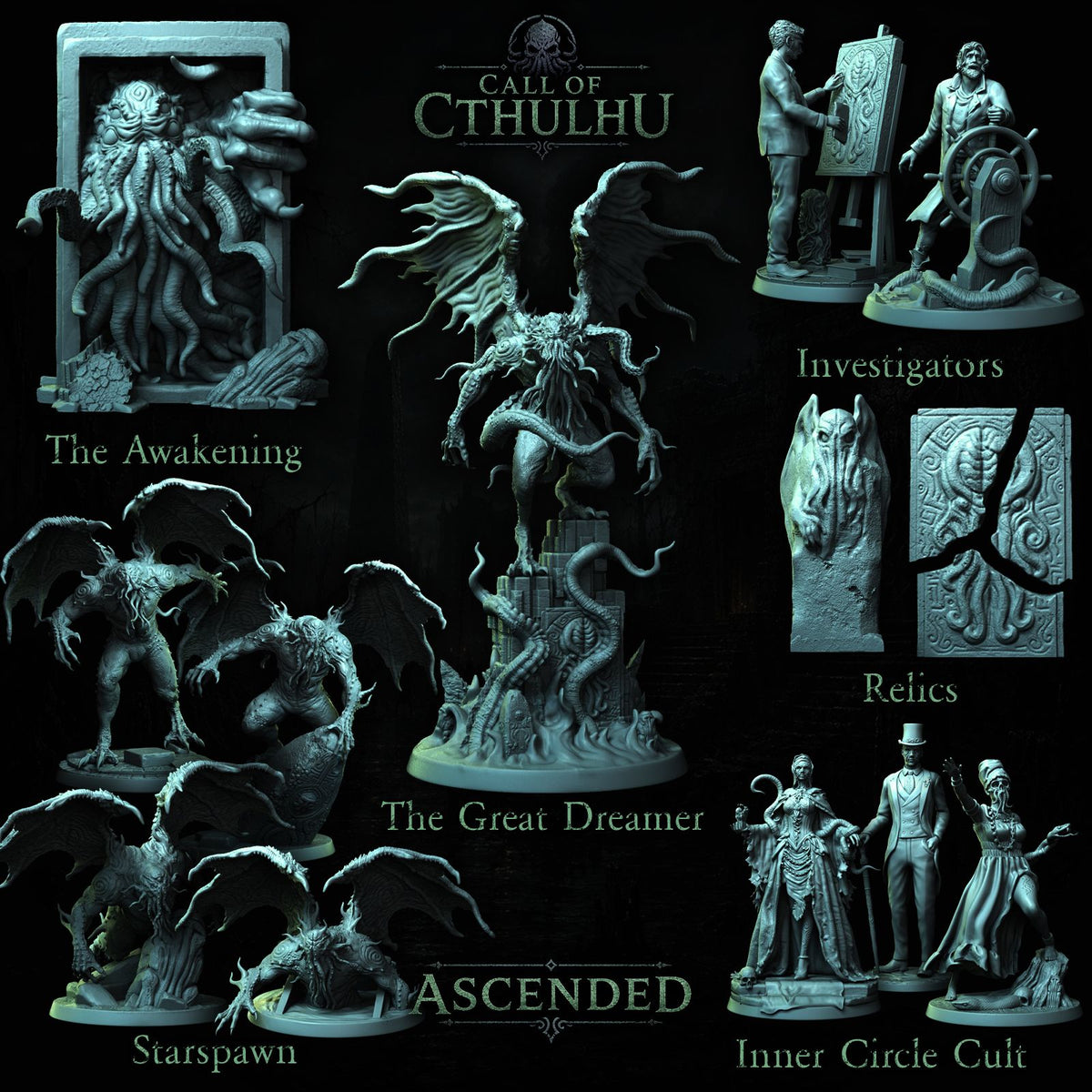 Call of Cthulhu - Miniatures and Terrain Collection