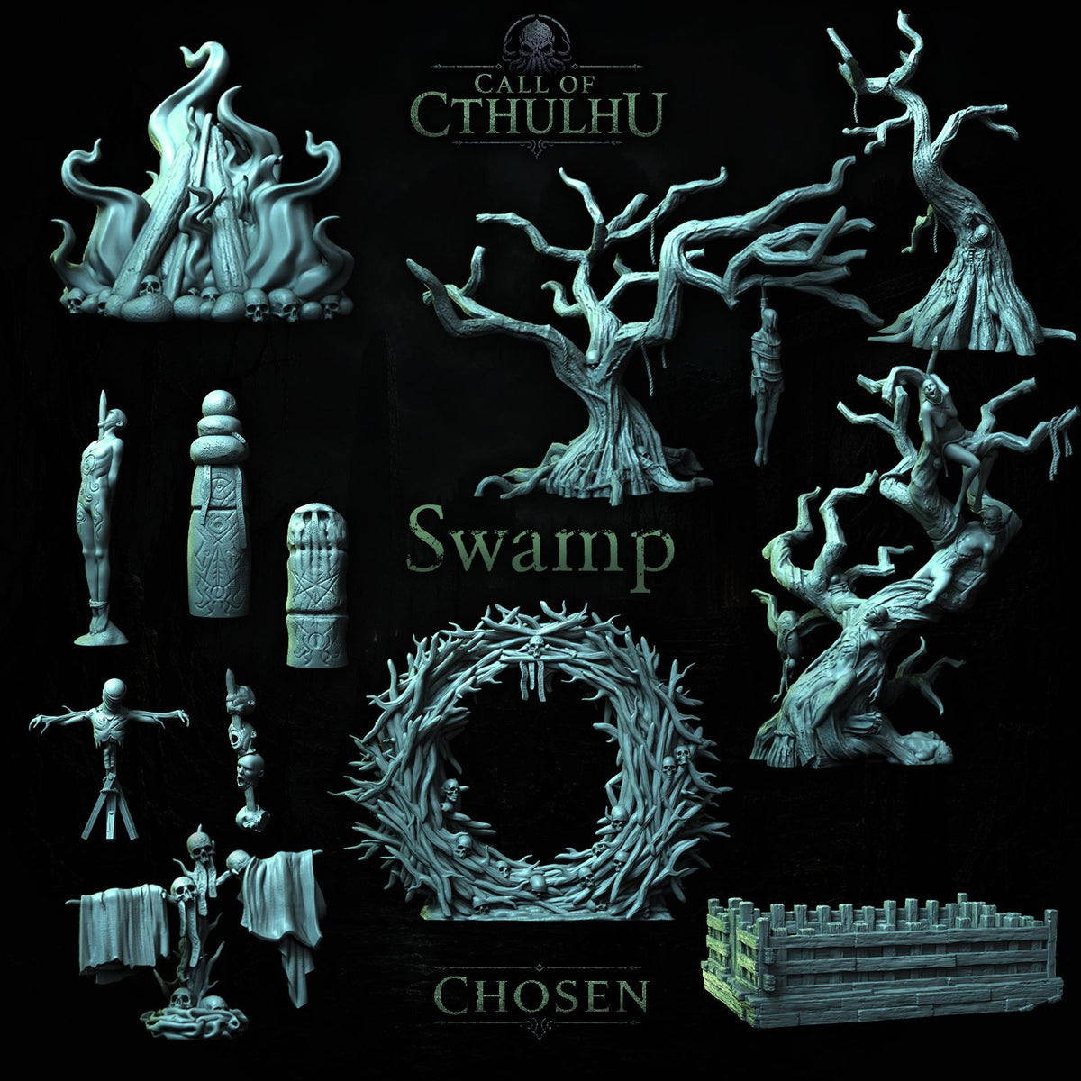 Call of Cthulhu - Miniatures and Terrain Collection