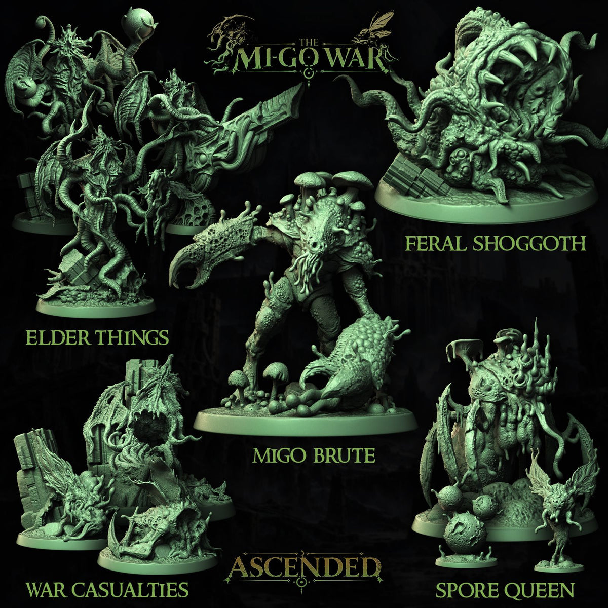The Mi-Go War - Miniatures and Terrain Collection