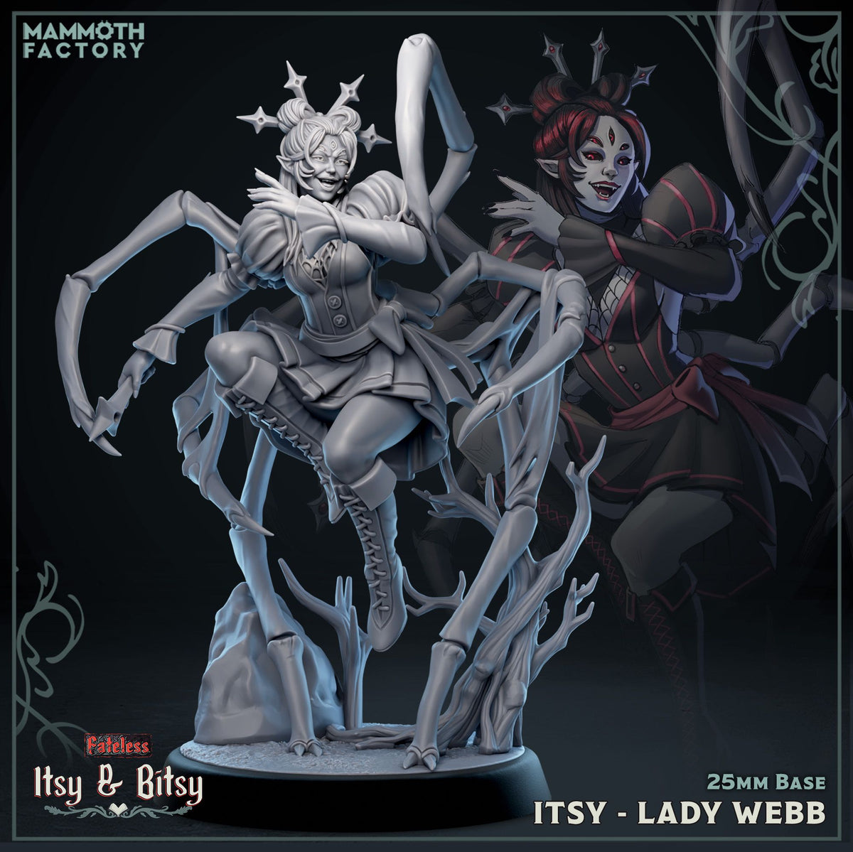 Mammoth Factory Itsy & Bitsy Collection - Spiders! Spider Dragon! Spider People!!