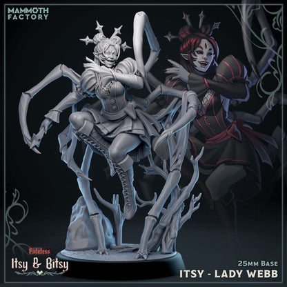 Mammoth Factory Itsy & Bitsy Collection - Spiders! Spider Dragon! Spider People!!