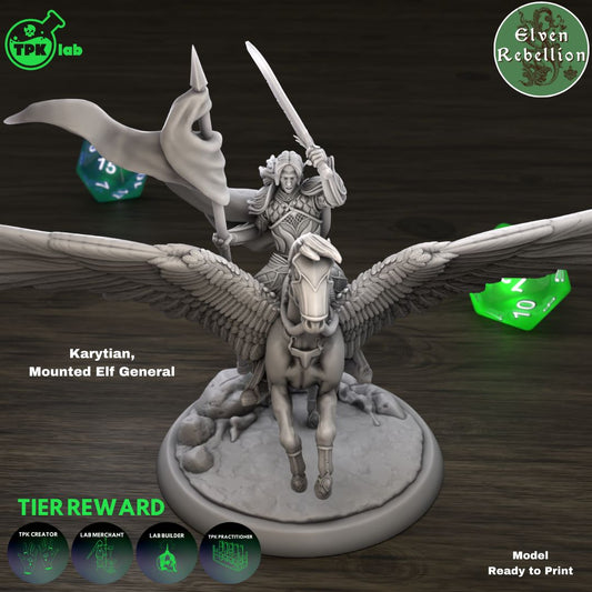 Karytian Mounted Elf General