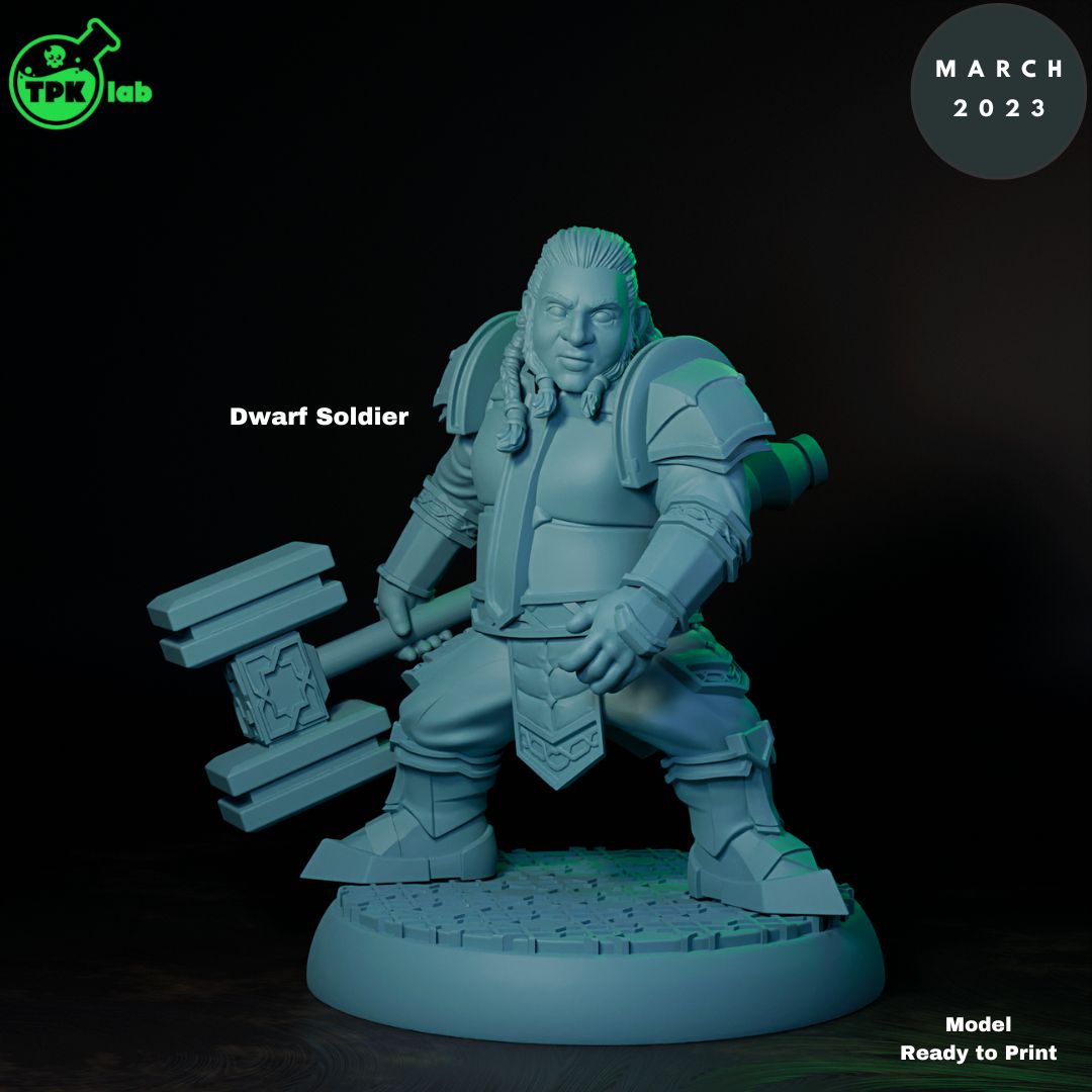 Dwarf Soldier (2)(female)
