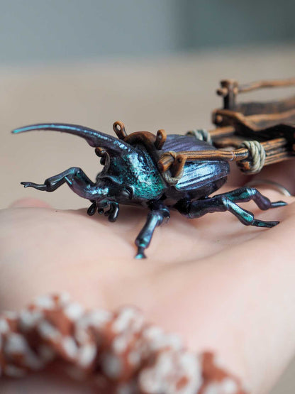 Cart and beetle
