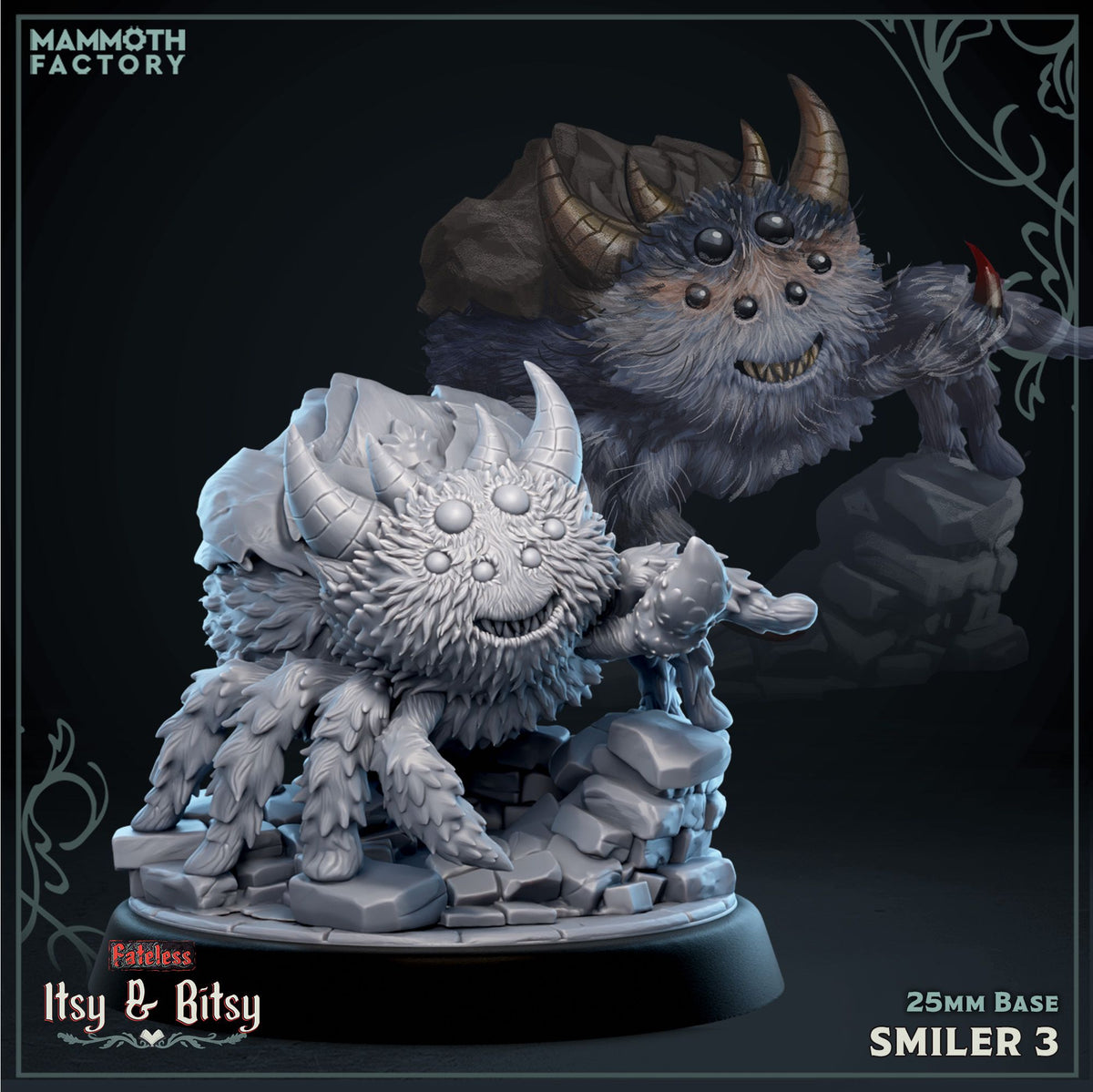 Mammoth Factory Itsy & Bitsy Collection - Spiders! Spider Dragon! Spider People!!