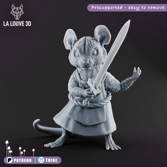 Fighting farmer mouse