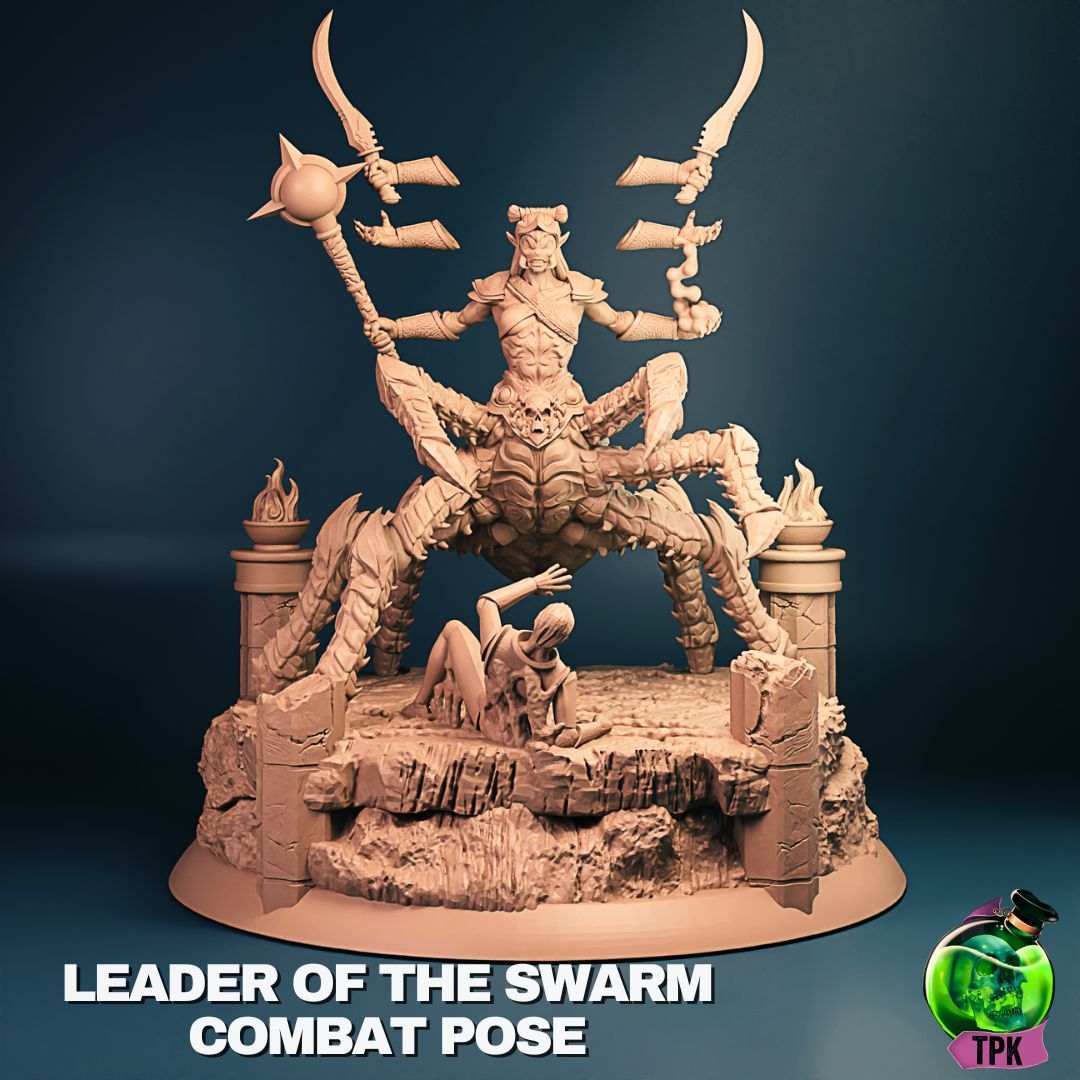 Leader of the Swarm Combat Pose