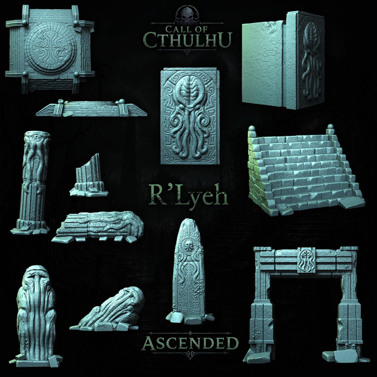 Call of Cthulhu - Miniatures and Terrain Collection