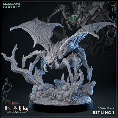Mammoth Factory Itsy & Bitsy Collection - Spiders! Spider Dragon! Spider People!!