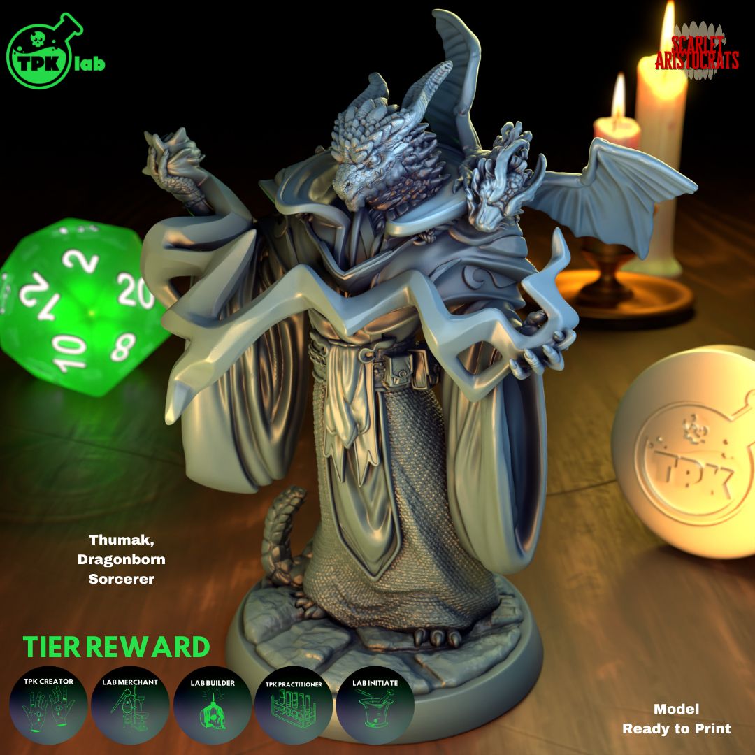 Thumak, Dragonborn Sorcerer
