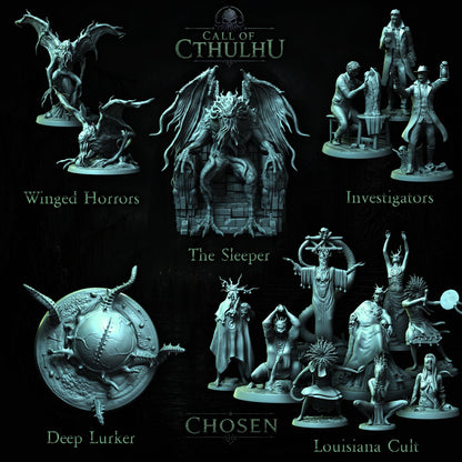 Call of Cthulhu - Miniatures and Terrain Collection