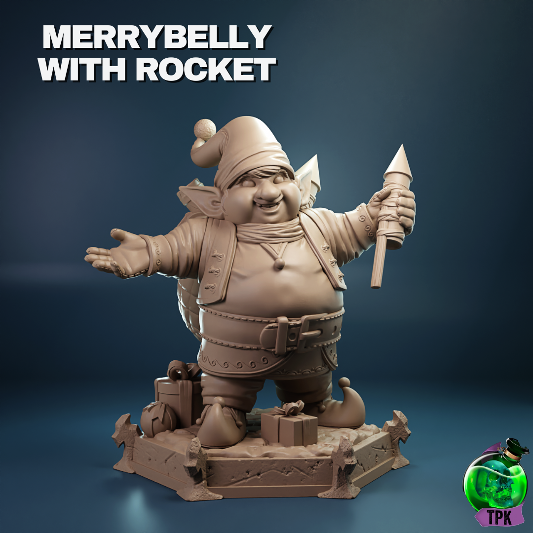 Merrybelly with rocket