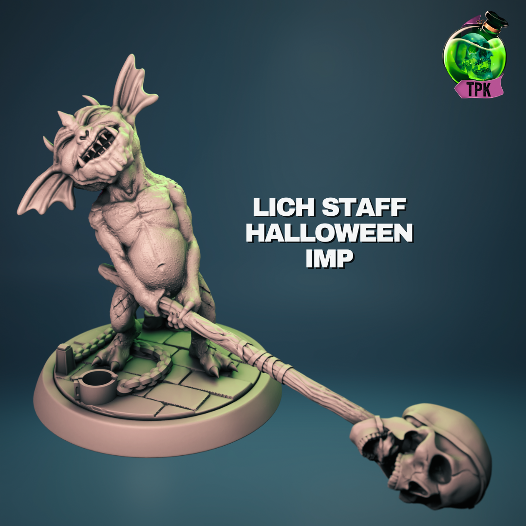 Lich Staff Halloween Imp