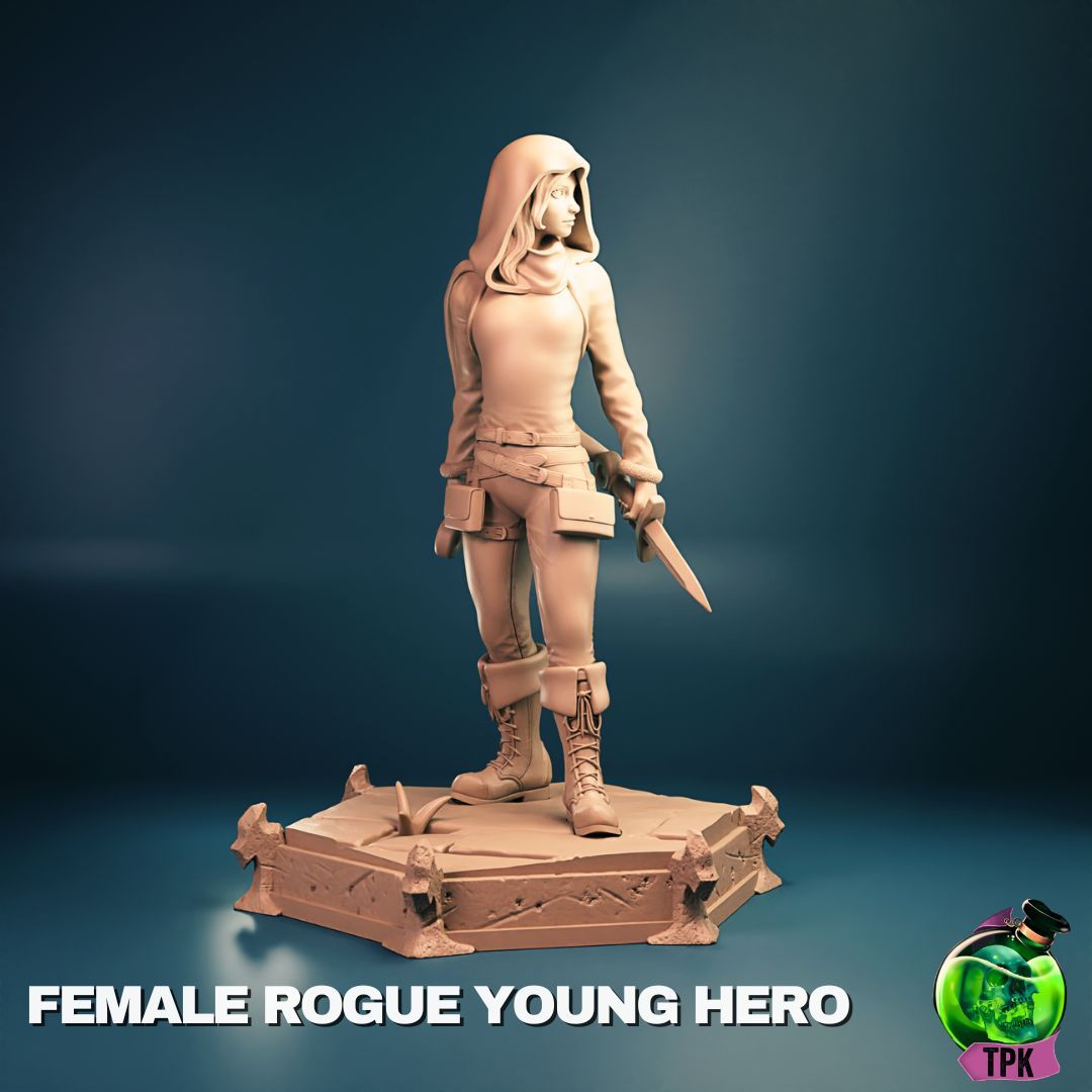 Female Rogue Young Hero