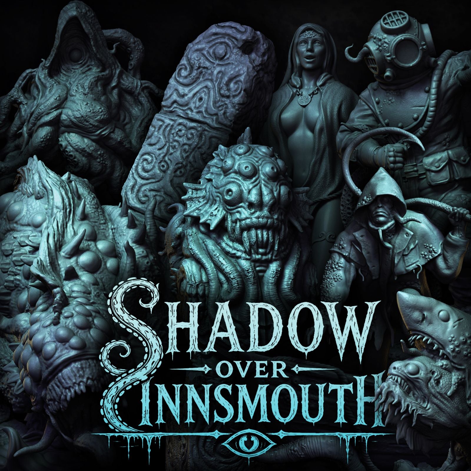Shadow over Innsmouth - Miniatures and Terrain Collection