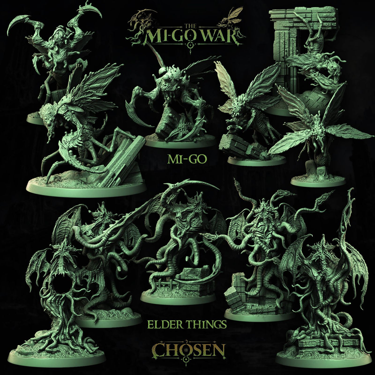 The Mi-Go War - Miniatures and Terrain Collection