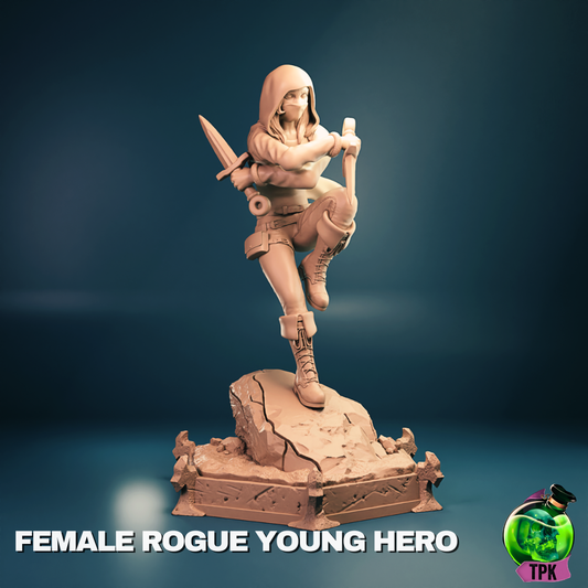 Female Rogue Young Hero (stealth)