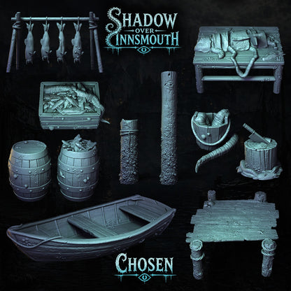 Shadow over Innsmouth - Miniatures and Terrain Collection
