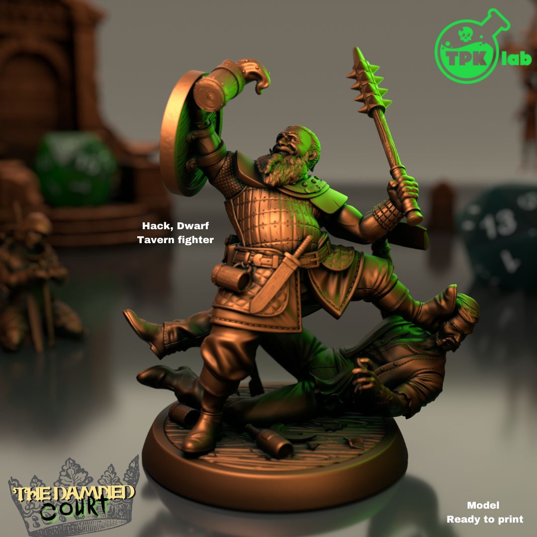 Hack, Dwarf tavern fighter