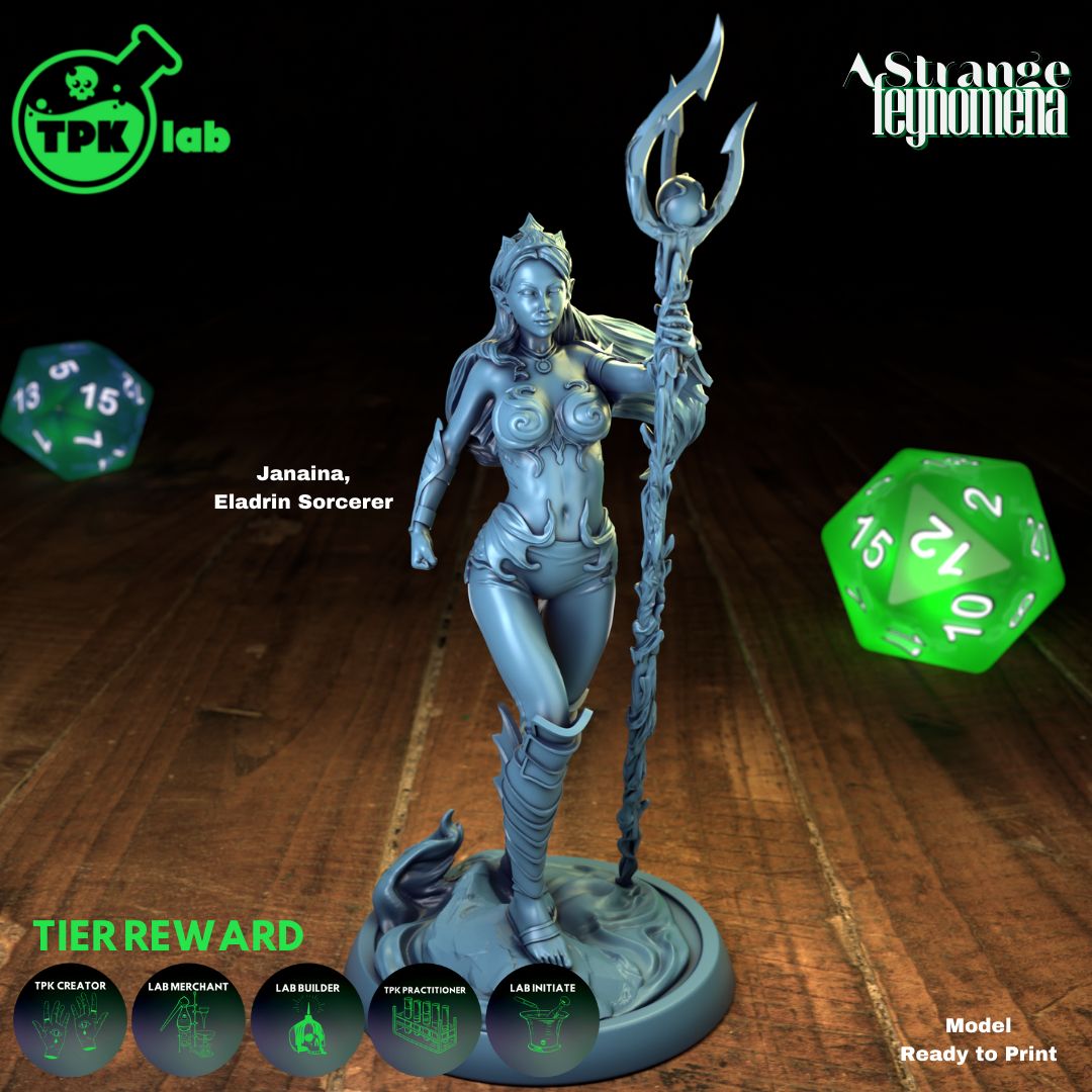 Janaina, sea elf sorcerer