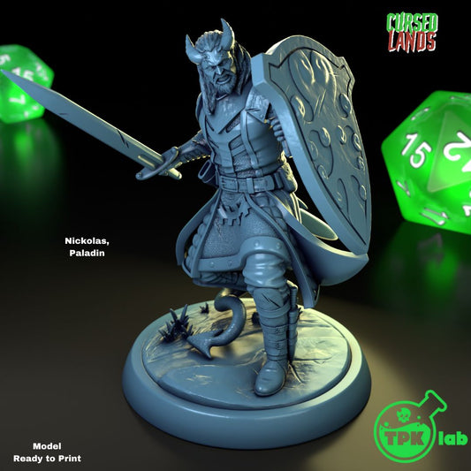 Nickolas, Tiefling Paladin