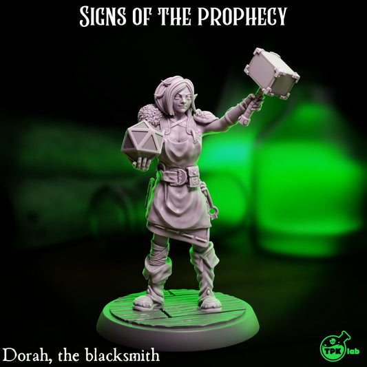 Dorah, Elf Blacksmith